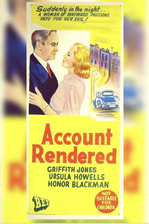Account Rendered (1957) poster