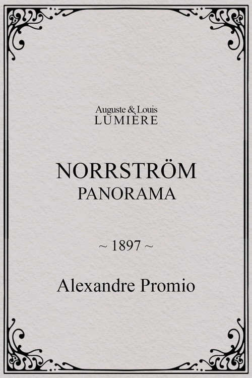 Norrström: panorama (1897) poster
