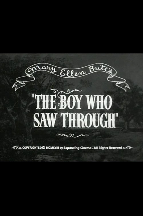 The Boy Who Saw Through (1956) poster