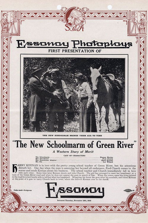 The New Schoolmarm of Green River (1913) poster