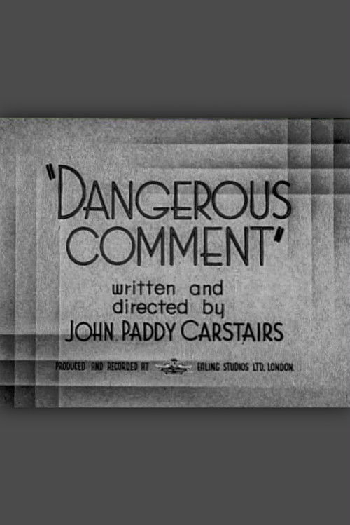 Dangerous Comment (1940) poster