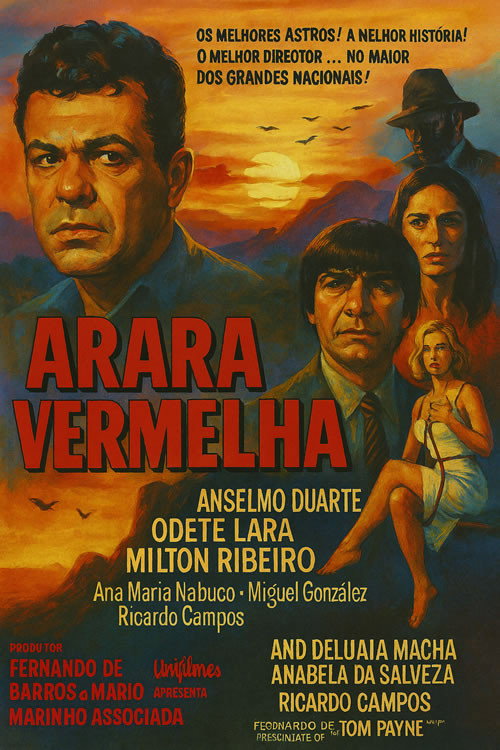 Arara Vermelha (1957) poster