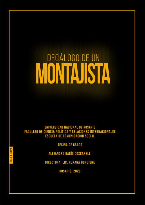 Decálogo de un montajista (2021) poster