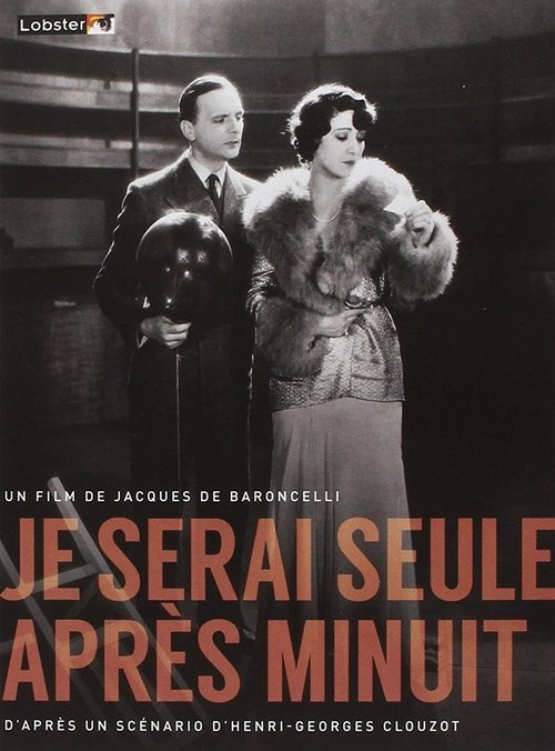Je serai seule après minuit (1931) poster