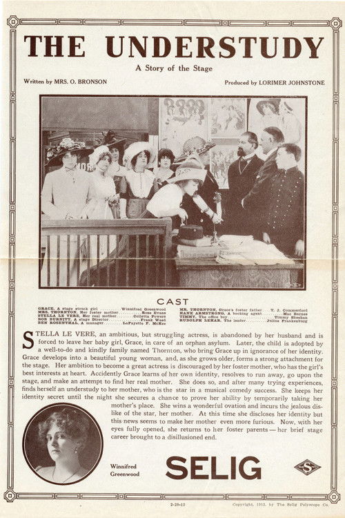 The Understudy (1913) poster
