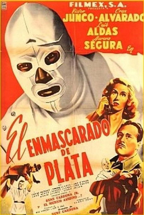 El enmascarado de plata (1954) poster