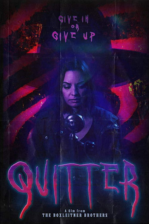 Quitter (2019) poster