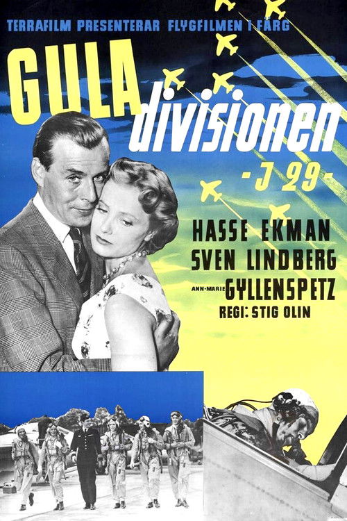The Yellow Squadron (1954) poster