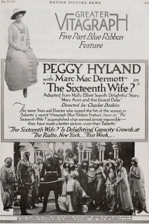 The Sixteenth Wife (1917) poster
