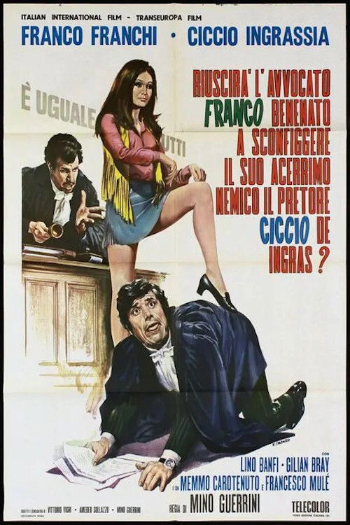 Will the Lawyer Franco Benenato Be Able to Defeat his Arch Enemy the Magistrate Ciccio De Ingras? (1971) poster