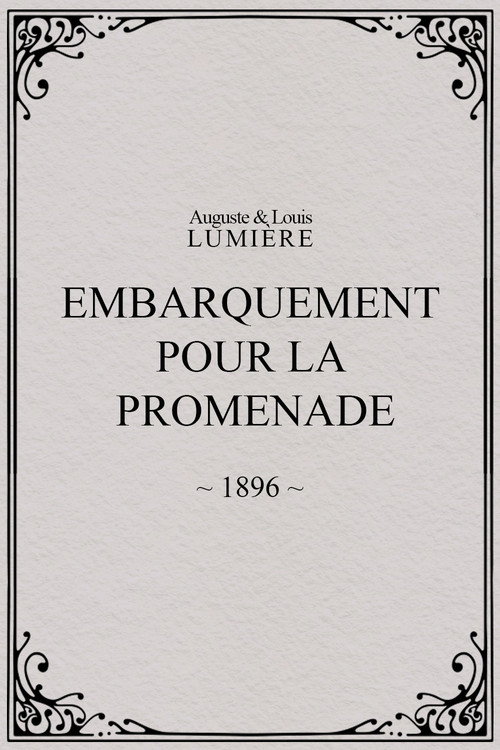 Embarquement pour la promenade (1896) poster