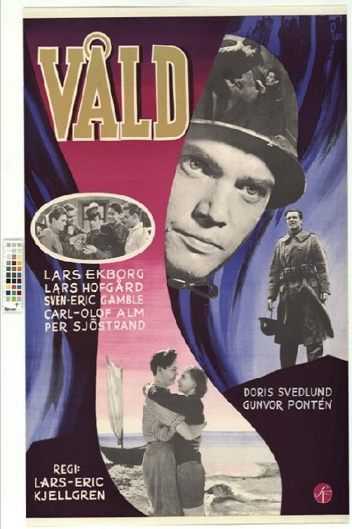 Våld (1955) poster