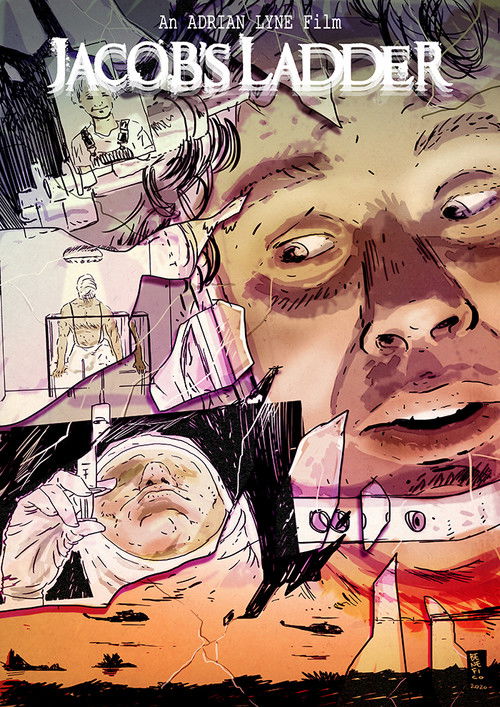 Building 'Jacob's Ladder' (1990) poster