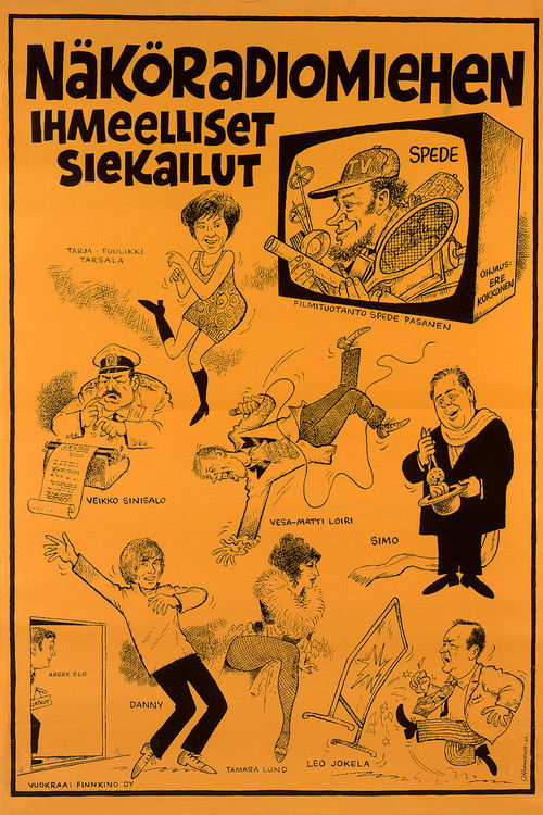 Näköradiomiehen ihmeelliset siekailut (1969) poster