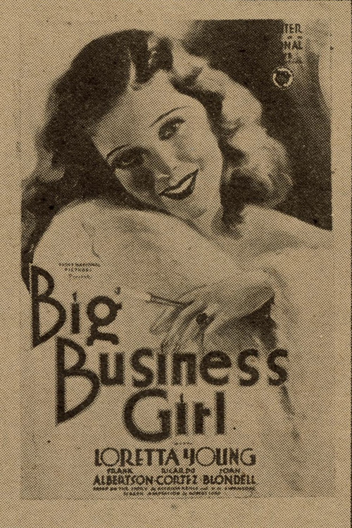 Big Business Girl (1931) poster