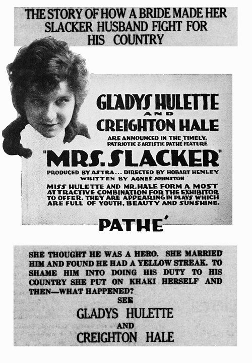 Mrs. Slacker (1918) poster
