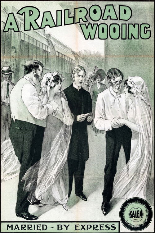 A Railroad Wooing (1913) poster