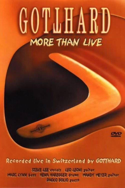 Gotthard: More Than Live (2002) poster