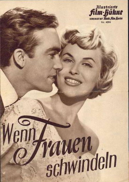 Wenn Frauen schwindeln (1957) poster