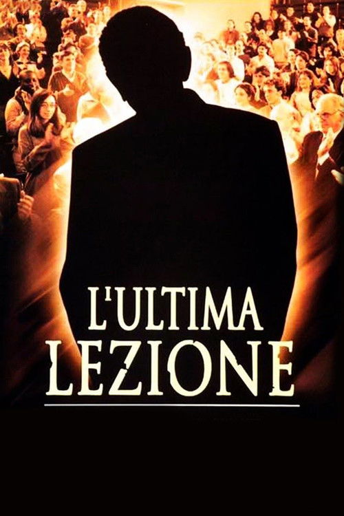 L'ultima lezione (2001) poster