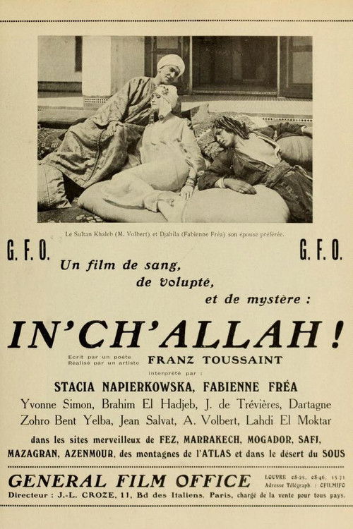 In'ch'Allah (1922) poster