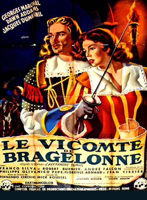 The Count of Bragelonne (1954) poster