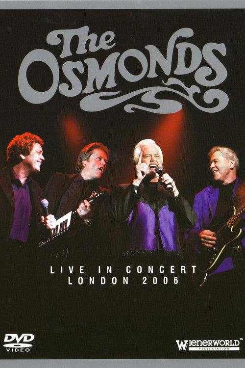 The Osmonds Live In Concert London (2006) poster