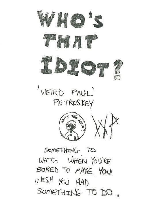 Who's That Idiot? (1989) poster