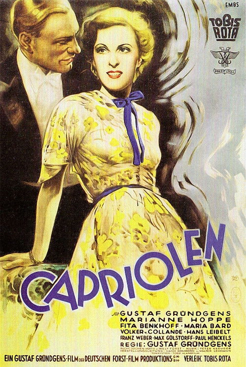 Kapriolen (1937) poster