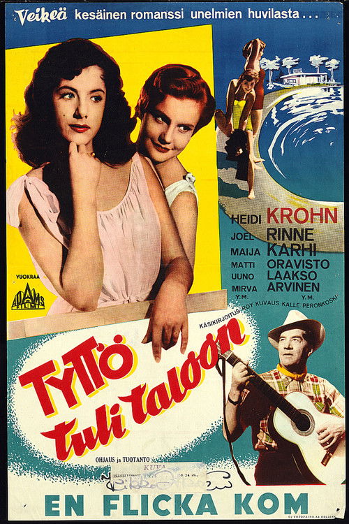 Tyttö tuli taloon (1956) poster