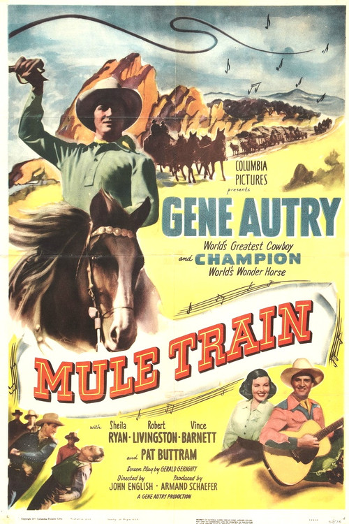 Mule Train (1950) poster