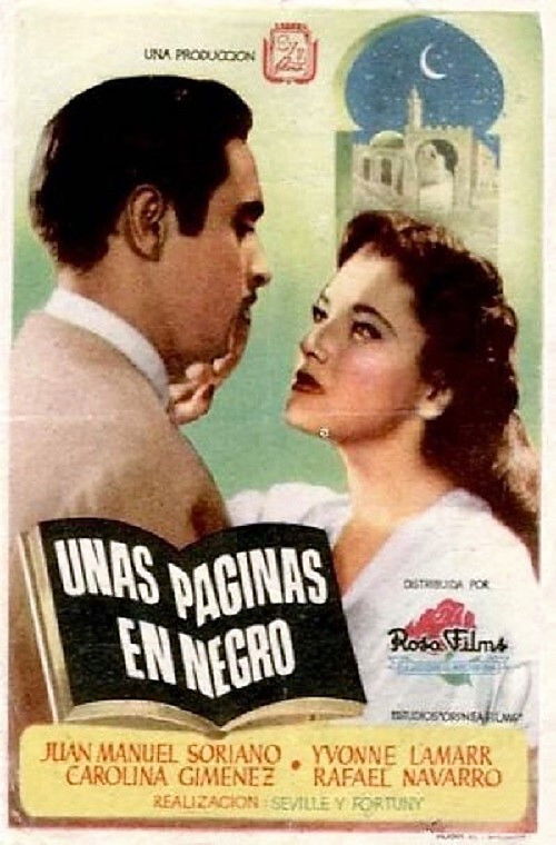 Unas páginas en negro (1950) poster