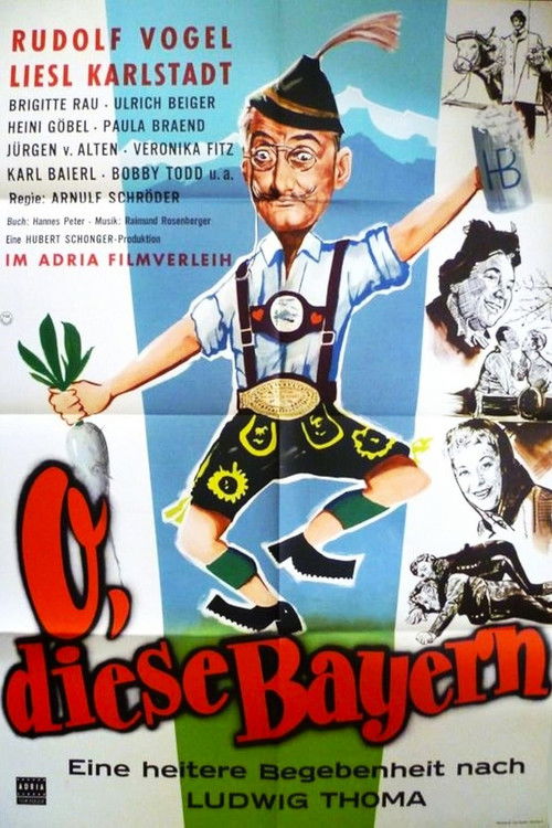 Oh, diese Bayern! (1960) poster