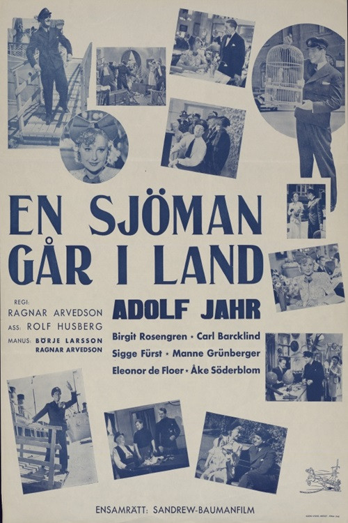 En sjöman går iland (1937) poster