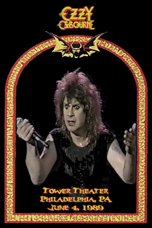 Ozzy Osbourne: (1989) Philadelphia, PA (1989) poster
