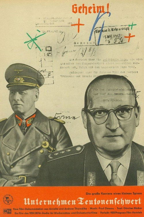 Operation Teutonic Sword (1958) poster