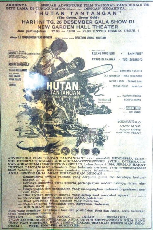 Hutan Tantangan (1971) poster