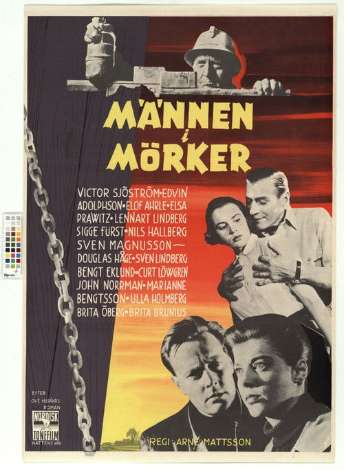 Männen i mörker (1955) poster