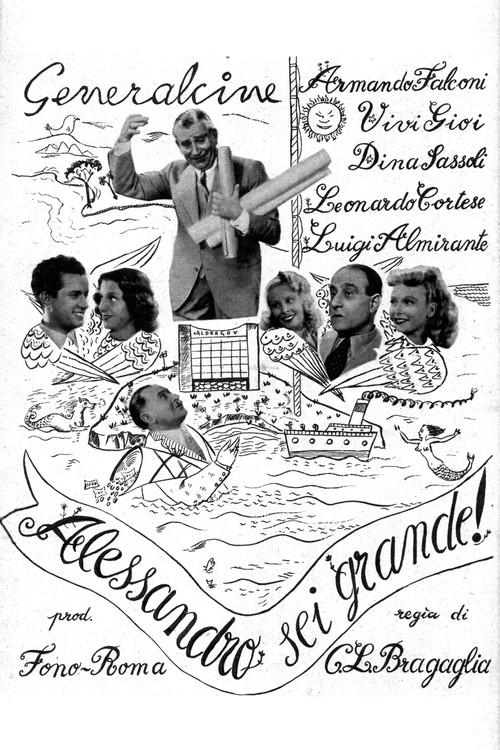 Alessandro, sei grande! (1940) poster