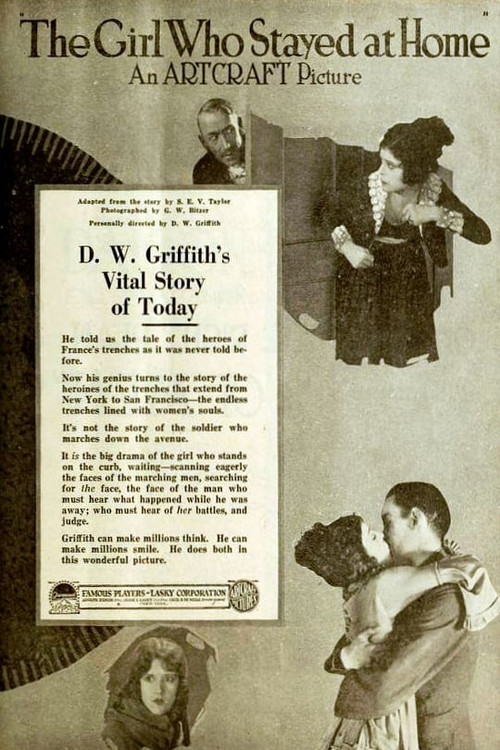 The Girl Who Stayed at Home (1919) poster
