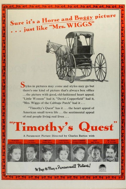 Timothy's Quest (1936) poster