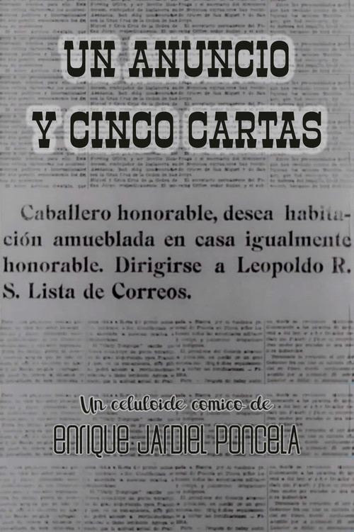 Un anuncio y cinco cartas (1937) poster