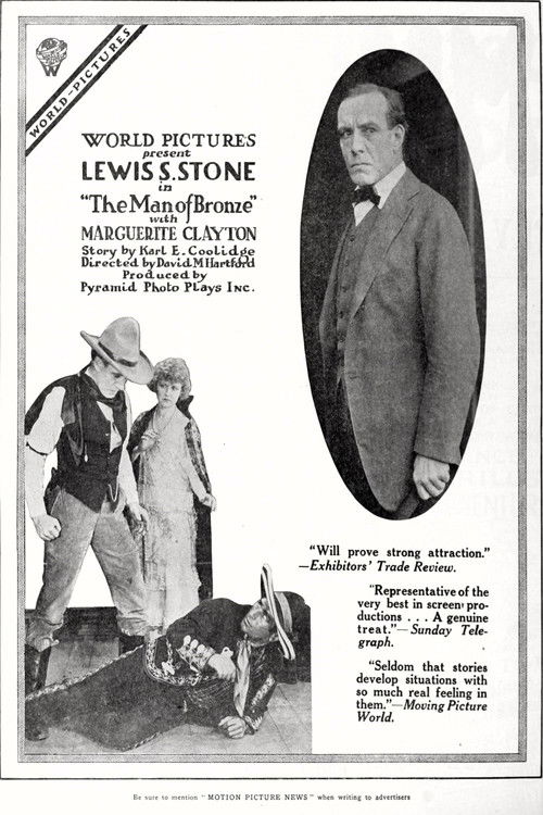 The Man of Bronze (1918) poster
