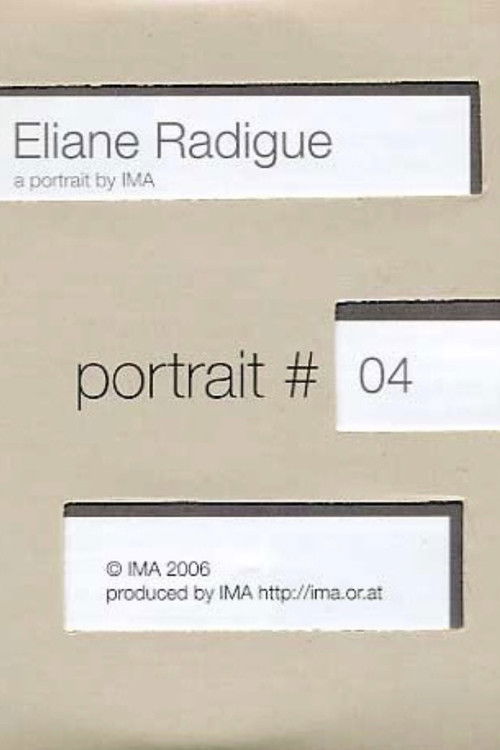 Portrait #04: Eliane Radigue (2006) poster