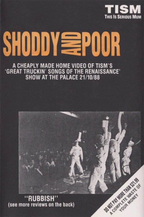 TISM: Shoddy and Poor (1989) poster