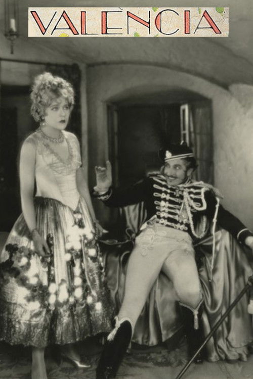 Valencia (1926) poster