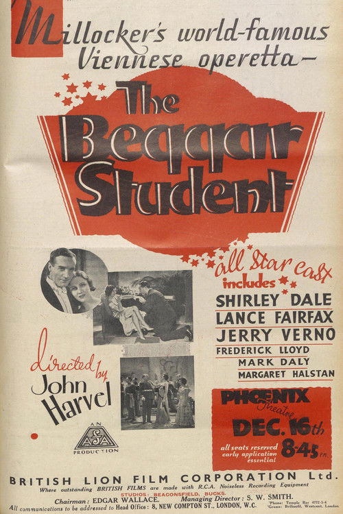 The Beggar Student (1931) poster
