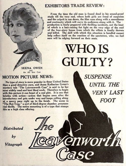 The Leavenworth Case (1923) poster