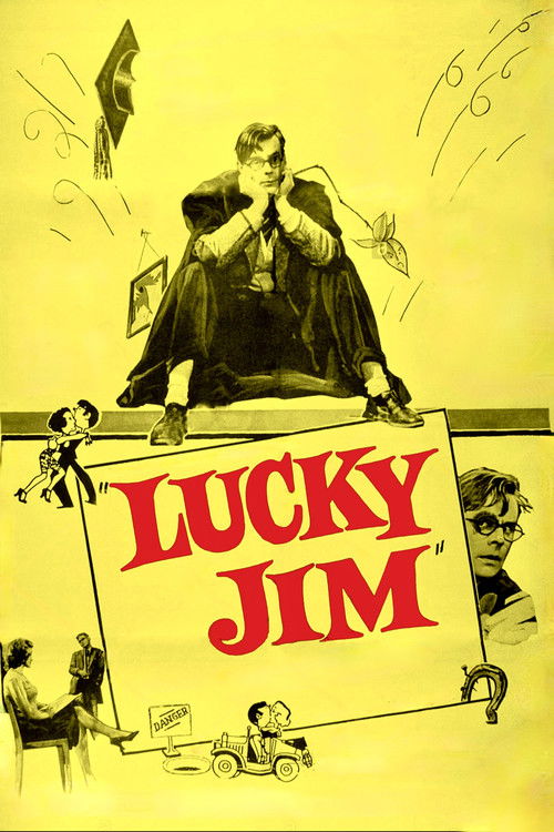 Lucky Jim (1957) poster