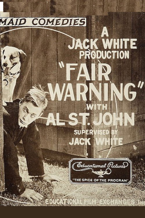 Fair Warning (1925) poster